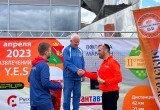 83-летний череповчанин Леонид Базлов стал самым возрастным участником марафона в Стризнево