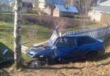 В Вологодской области пьяная автоледи без прав врезалась в дерево: есть пострадавшие