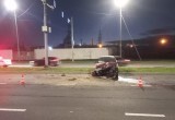 В Череповце пьяный водитель иномарки врезался в столб: пострадали пассажиры