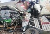 Стали известны подробности крупной аварии на федеральной трассе под Чагодой: двое пострадавших, повреждены 4 автомобиля