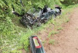 В Устюженском округе погиб вылетевший в кювет водитель "десятки"