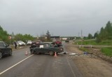 В массовой аварии под Соколом погиб водитель "Жигулей"