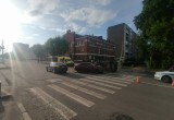 Два человека пострадали в крупной аварии с участием двух иномарок в центре Череповца