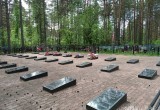 В Вологодской области неизвестные выкинули в мусорку свежие венки с воинского кладбища