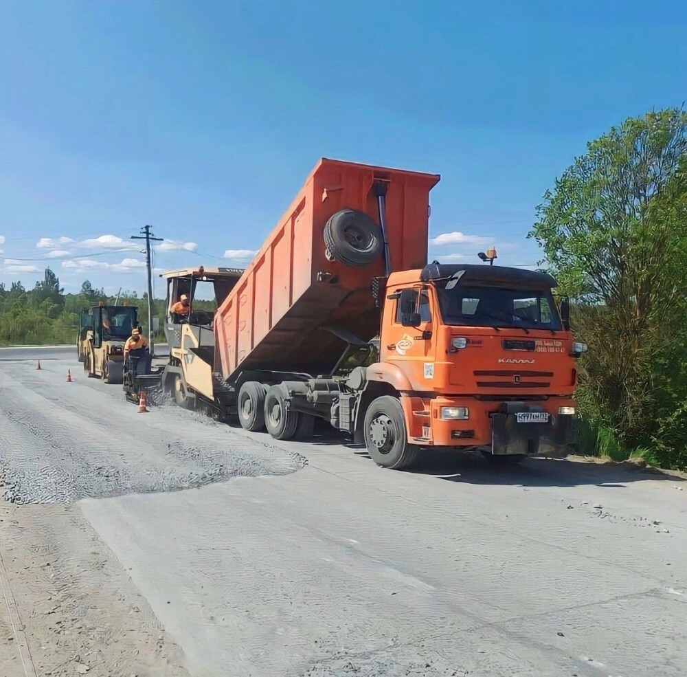 Дорожники начали ремонтировать одну из региональных трасс под Череповцом