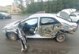 В Череповце на Кирилловском шоссе из-за водителя самосвала произошла массовая авария