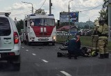 В Череповце на Северном шоссе автоледи сбила молодого мотоциклиста