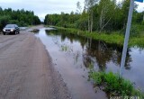 На северо-западе Вологодской области из-за обильных дождей затопило дороги, улицы и приусадебные участки