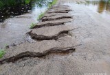 На северо-западе Вологодской области из-за обильных дождей затопило дороги, улицы и приусадебные участки