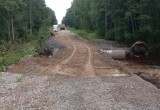 В Череповецком районе восстановили размытую дорогу к пяти деревням