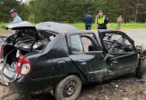 46-летний водитель "Рено" погиб в ДТП с лесовозом на федеральной трассе в Вологодской области