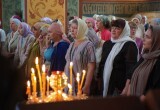 Жители Череповца встретили ковчег с мощами великомученика Георгия Победоносца