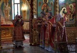 Жители Череповца встретили ковчег с мощами великомученика Георгия Победоносца