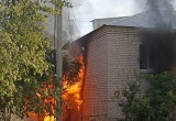 В Тотьме загорелся двухэтажный дом