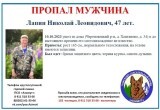 В Череповецком районе продолжаются поиски 47-летнего Николая Лапина, страдающего гипертонией