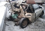 В страшной аварии на обходе Вологды пострадавшая отделалась ушибами, машина — всмятку 