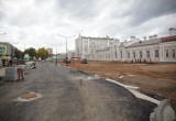 В Череповце завершен комплекс работ по защите привокзальной площади от подтоплений