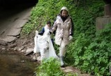 С берегов Серовки в Череповце собрали 3 тонны мусора