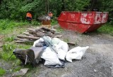 С берегов Серовки в Череповце собрали 3 тонны мусора