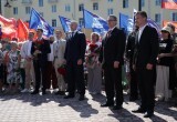 В Череповце торжественно открыли памятник отцам-основателям легендарного металлургического комбината