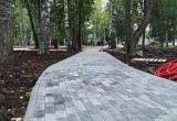 Парк у Центра культурного развития Красавино становится современнее