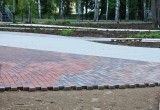Парк у Центра культурного развития Красавино становится современнее