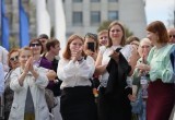 Более 1600 первокурсников Вологодского государственного университета отметили День знаний на площади Дрыгина