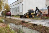 В поселке Суда стартовал основной этап благоустройства территории у ДК
